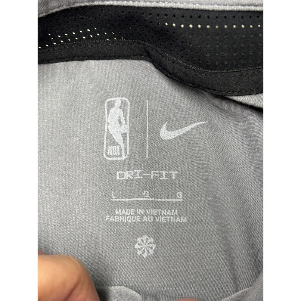 Nike NBA Washington Wizards Dri-FIT Polo Shirt Mens‎ Large Grey FV1014-084